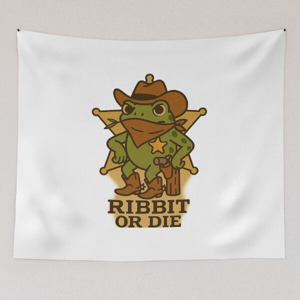 Item preview, Cowboy Frog, Frog Cowboy, Cowboy Frog Sheriff  designed and sold by graphic-genie.
