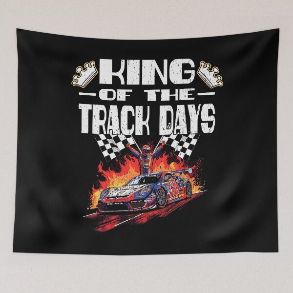 Item preview, KING OF THE TRACK DAYS motorsport racing driver racing team testing fastest lap pit crew amateur drivers lap times designed and sold by Jt41.