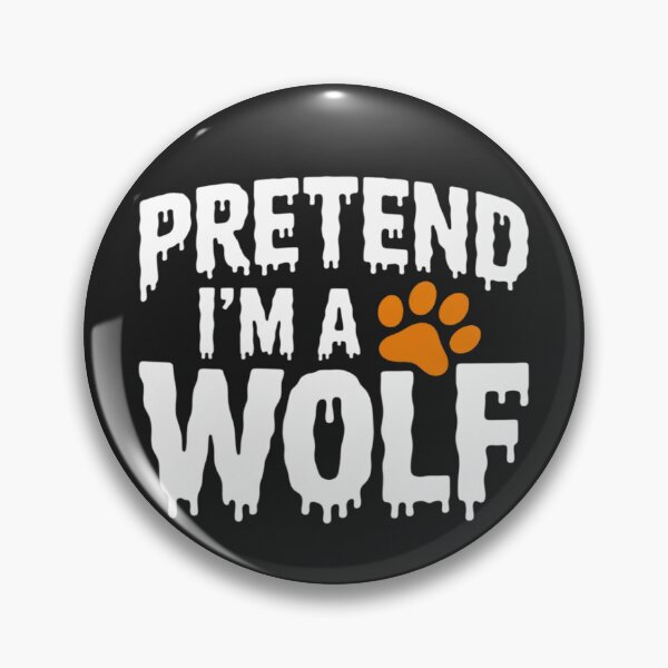Artikelvorschau, Tu so, als wäre ich ein Wolf. Lustiges, faules Halloween entworfen und verkauft von LegendsArt75.