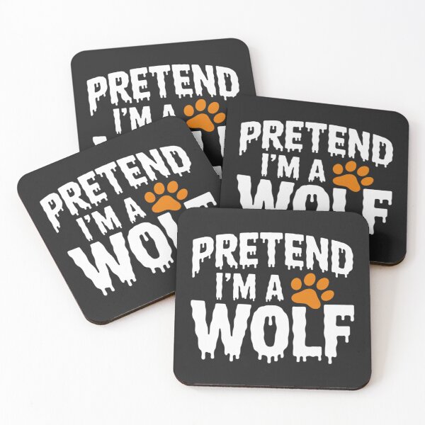 Item preview, Pretend I'm A Wolf Funny Lazy Halloween designed and sold by LegendsArt75.
