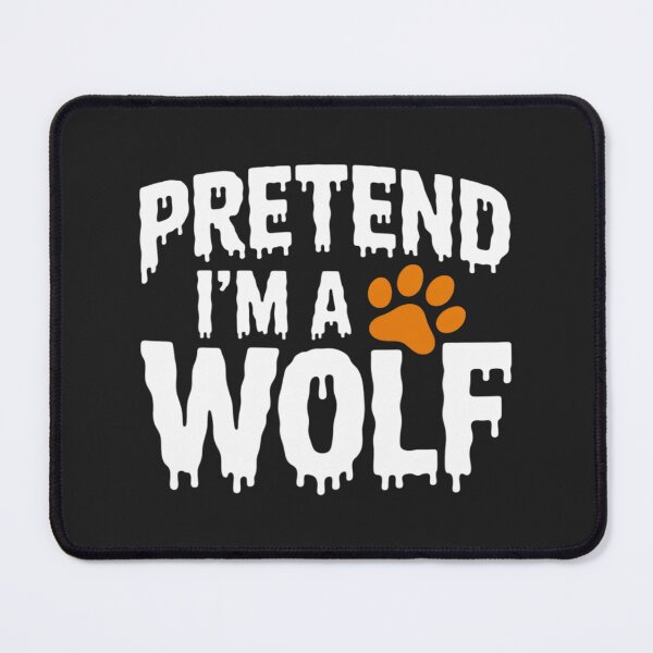 Item preview, Pretend I'm A Wolf Funny Lazy Halloween designed and sold by LegendsArt75.