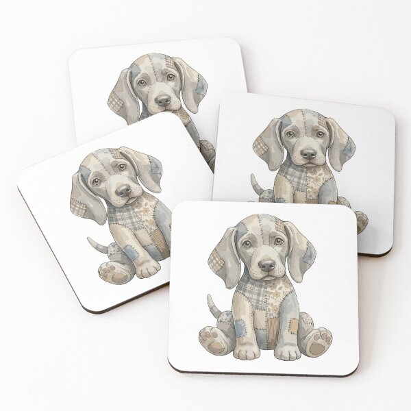 Item preview, Cute Weimaraner Dog Patchwork designed and sold by bapupa.
