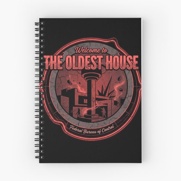 Item preview, Greetings From The Oldest House Control Remedy Entertainment FBC Bureau Paranormal Shifted Rooms Hiss Resonance Altered Items Jesse Faden AWE Fan Art Collage Poster T-Shirt Sticker Print Gift designed and sold by Senpaiwaves.