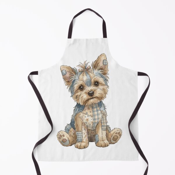 Item preview, Cute Yorkshire Terrier Dog Patchwork designed and sold by bapupa.