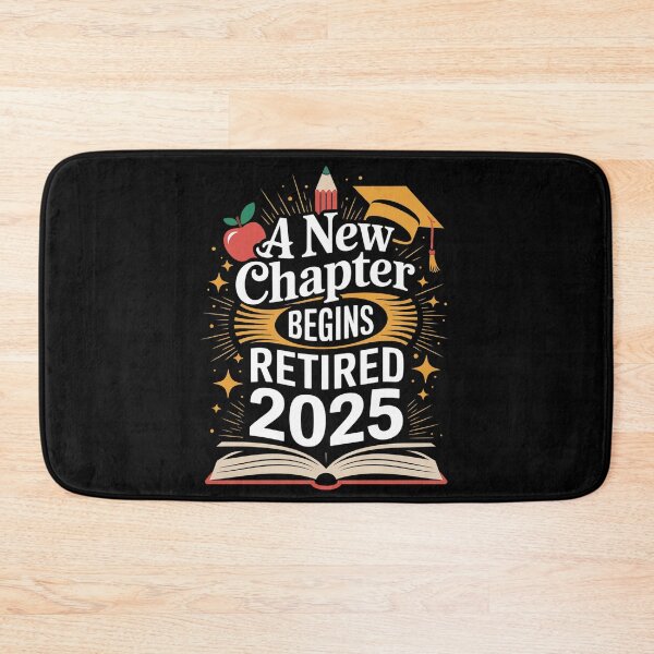 Item preview, A New Chapter Begins Retirement Funny Retired Teacher designed and sold by InspiredFoul.