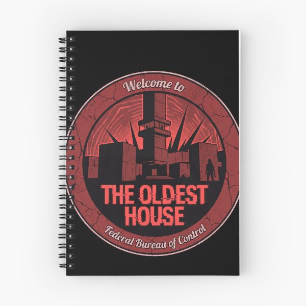 Item preview, Greetings From The Oldest House Control Remedy Entertainment FBC Bureau Paranormal Shifted Rooms Hiss Resonance Altered Items Jesse Faden AWE Fan Art Collage Poster T-Shirt Sticker Print Gift designed and sold by Senpaiwaves.