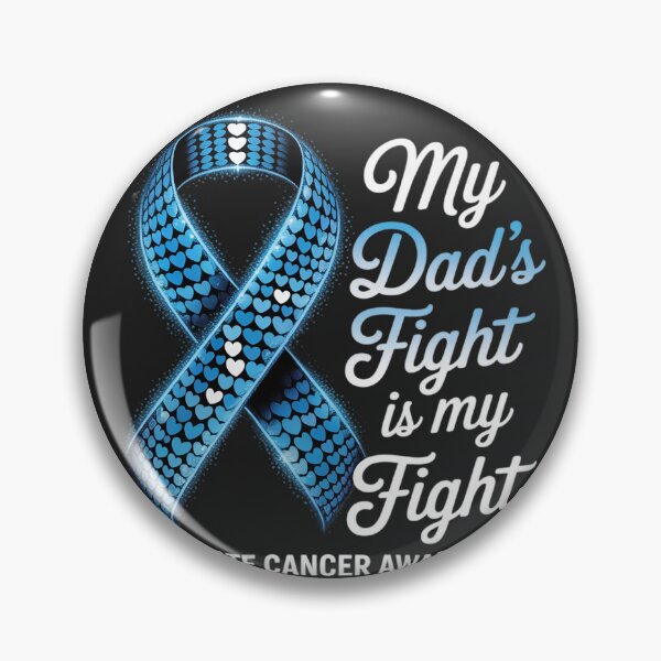 Item preview, Prostate Cancer Awareness Light Blue Ribbon Dad Survivor designed and sold by LegendsArt75.