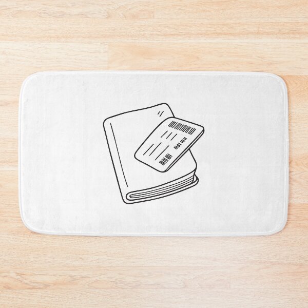 Item preview, A boarding pass in a book with the edge sticking out   designed and sold by rasagamastore.