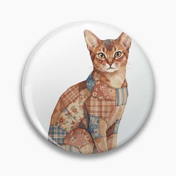 Item preview, Cute Abyssinian Cat Patchwork designed and sold by bapupa.
