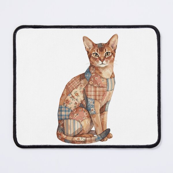 Item preview, Cute Abyssinian Cat Patchwork designed and sold by bapupa.