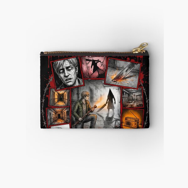 Item preview, Pyramid Head Silent Hill 2 Remake Horror Monster Great Knife Red Pyramid Thing Executioner Blue Creek Apartments Lake Toluca Prison Boss Fight Symbolic Fan Art Collage designed and sold by Senpaiwaves.