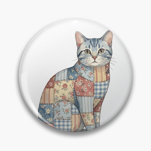 Item preview, Cute American Shorthair Cat Patchwork designed and sold by bapupa.