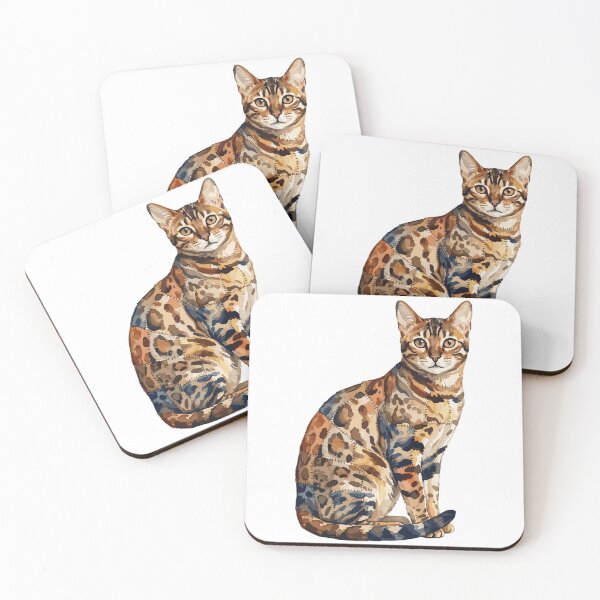 Item preview, Cute Bengal Cat Patchwork designed and sold by bapupa.