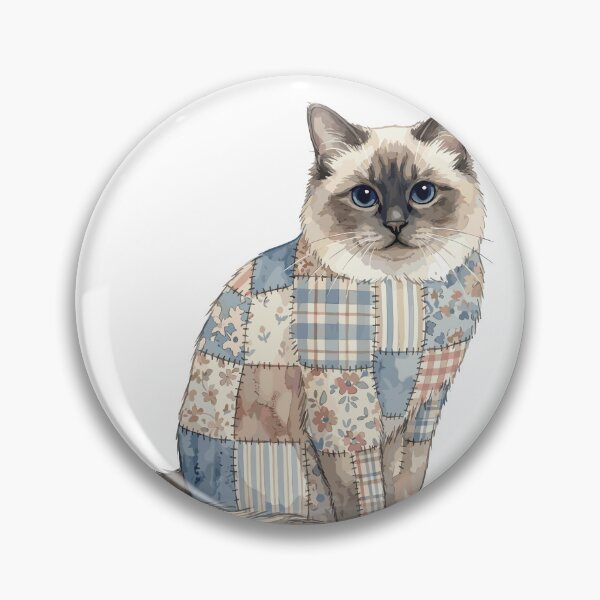 Item preview, Cute Birman Cat Patchwork designed and sold by bapupa.