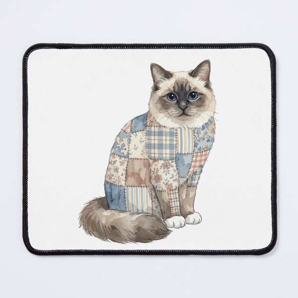 Item preview, Cute Birman Cat Patchwork designed and sold by bapupa.