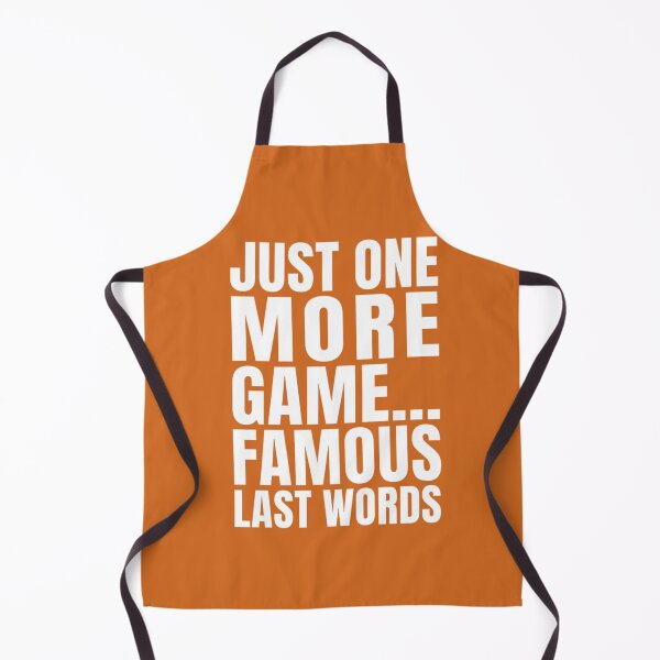 Item preview, Just One More Game Famous Last Words 70s Groovy designed and sold by anass002.