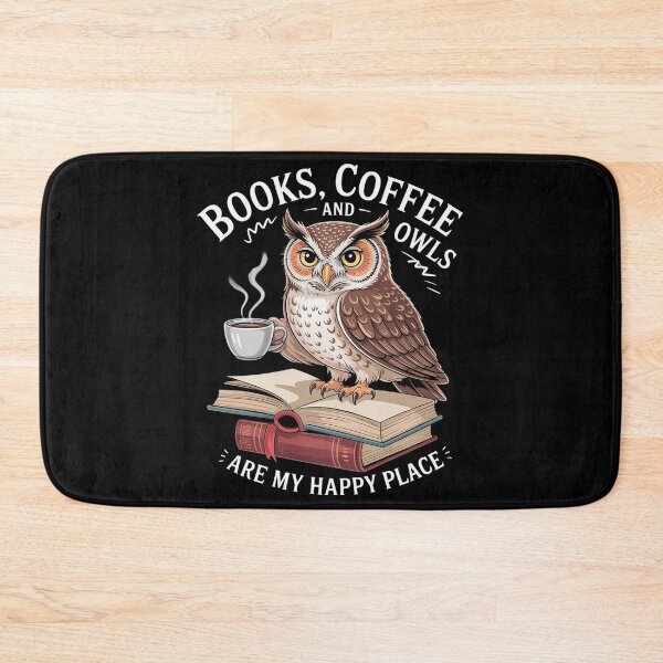 Item preview, Books Coffee And Owls Teacher Student Reading  designed and sold by InspiredFoul.