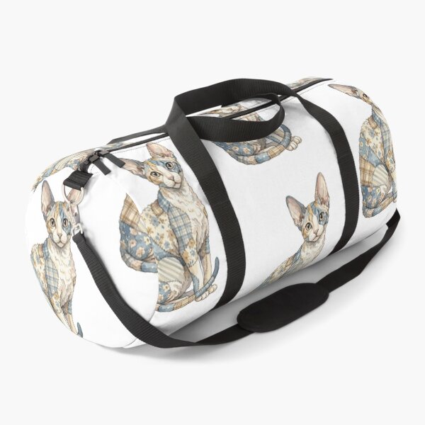Item preview, Cute Cornish Rex Cat Patchwork designed and sold by bapupa.