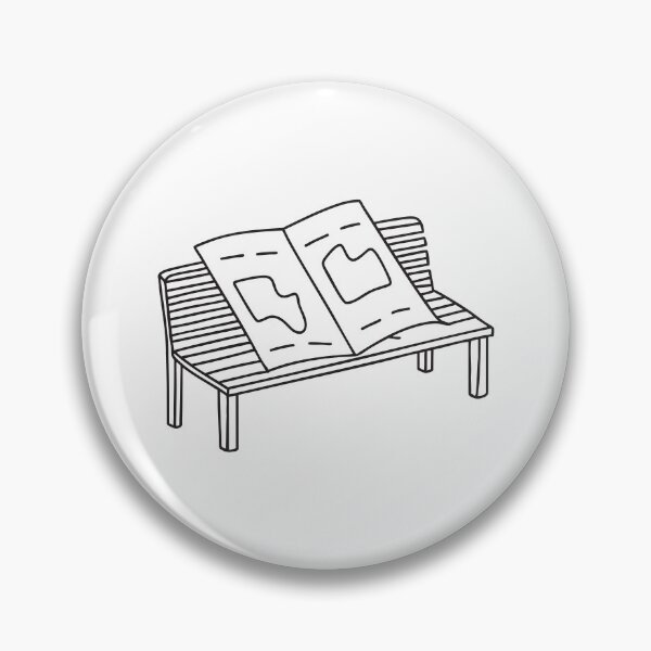 Item preview, A map spread on a bench with a corner folded up   designed and sold by rasagamastore.