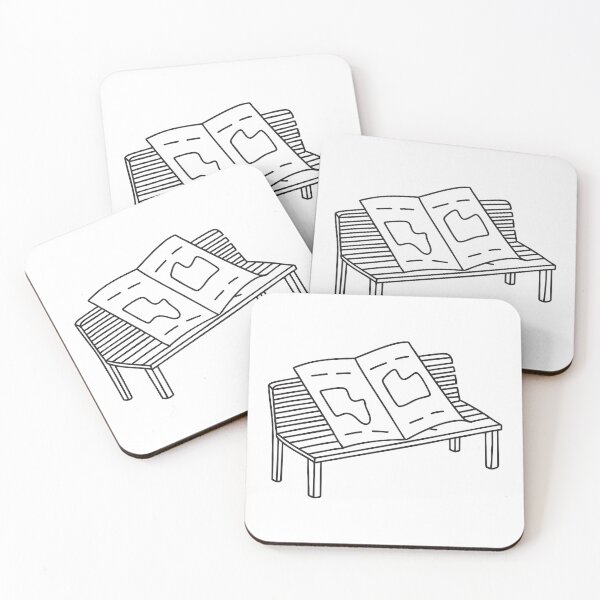 Item preview, A map spread on a bench with a corner folded up   designed and sold by rasagamastore.