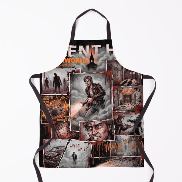 Item preview, Silent Hill Harry's Journey Foggy Town Alessa Cult Lakeside Amusement Park Cybil Kaufman Otherworld Church Monster Collage Fan Art Poster T-Shirt Sticker Print Gift designed and sold by Senpaiwaves.