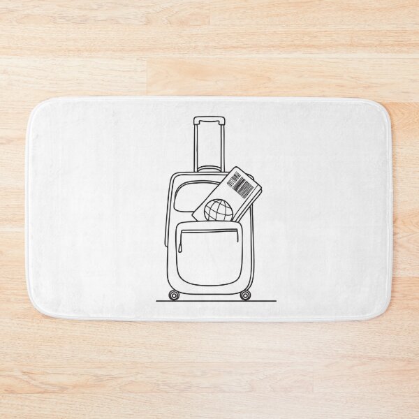 Item preview, A passport on a luggage bag with a ticket sticking out   designed and sold by rasagamastore.