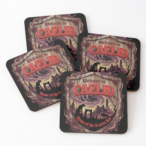 Item preview, Welcome To Caelid Scarlet Rot Swamp Crimson Wasteland Radahn Festival Starscourge Giant Dogs Runebear Kindred of Rot Commander O'Neil Divine Tower Fan Art Collage Poster T-Shirt Sticker Print Gift designed and sold by Senpaiwaves.
