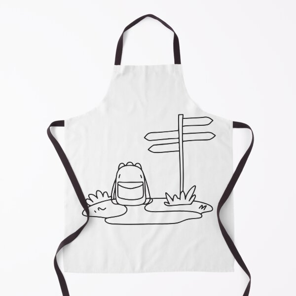 Item preview, A bag propped against a road sign near a dusty trail   designed and sold by rasagamastore.