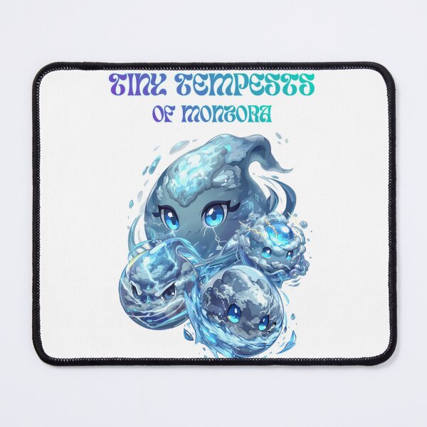 Item preview, Tiny Tempests of Monzora – Cute Elemental Storm Slime Creatures designed and sold by Monzora.