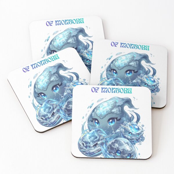 Item preview, Tiny Tempests of Monzora – Cute Elemental Storm Slime Creatures designed and sold by Monzora.