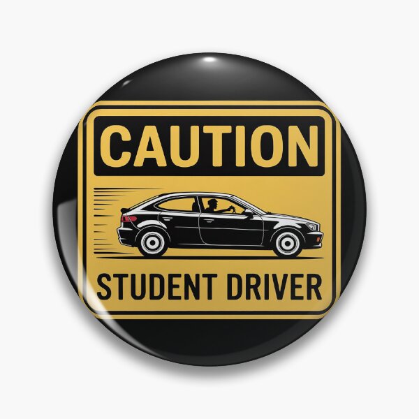 Item preview, Caution Student Driver Funny  designed and sold by InspiredFoul.
