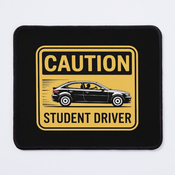 Item preview, Caution Student Driver Funny designed and sold by InspiredFoul.