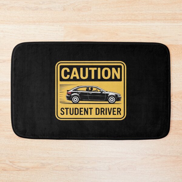 Item preview, Caution Student Driver Funny  designed and sold by InspiredFoul.