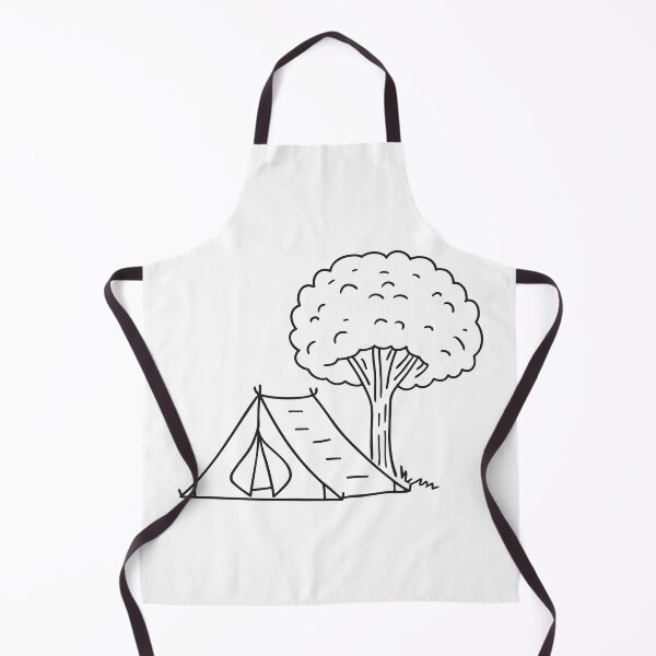 Item preview, A tent under a tree with the flap half open designed and sold by rasagamastore.