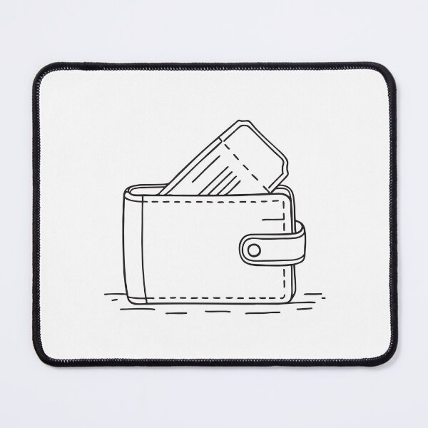 Item preview, A ticket peeking from a wallet, slightly bent designed and sold by rasagamastore.