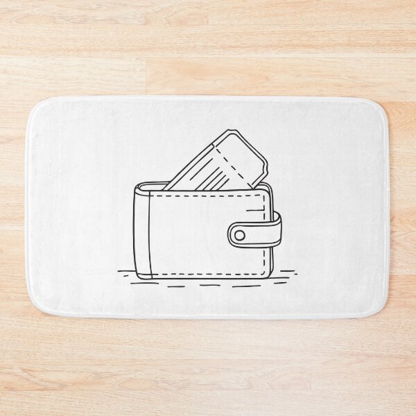 Item preview, A ticket peeking from a wallet, slightly bent   designed and sold by rasagamastore.