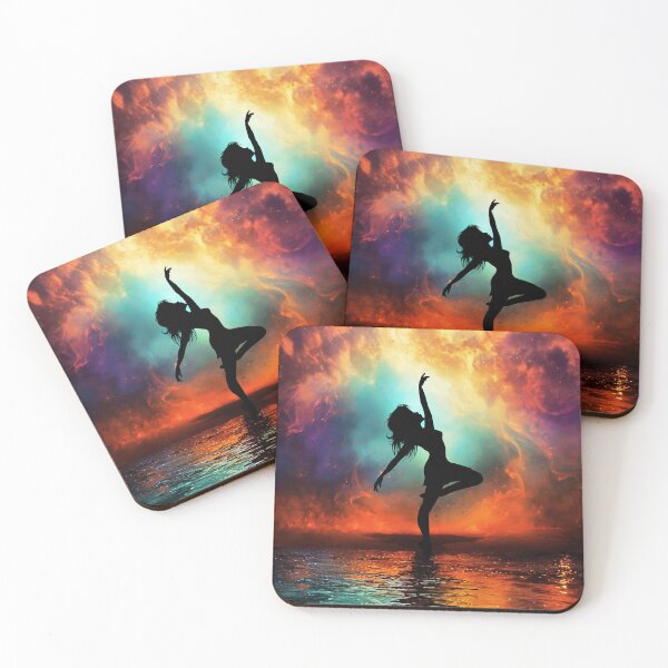 Item preview, Mystical Bohemian Dancer Silhouette – Ethereal Free Spirit Art designed and sold by Chippychips1.