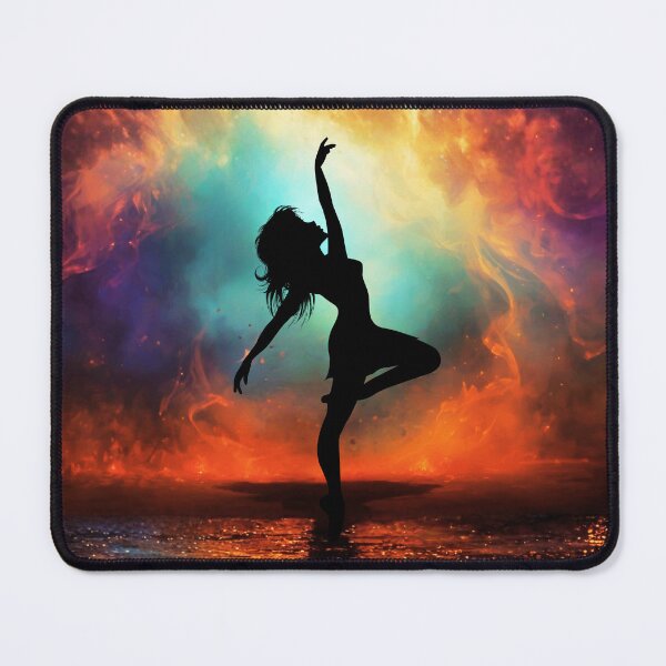 Item preview, Mystical Bohemian Dancer Silhouette – Ethereal Free Spirit Art designed and sold by Chippychips1.
