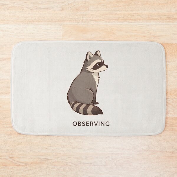 Item preview, Observing Raccoon Illustration designed and sold by Ombrya.