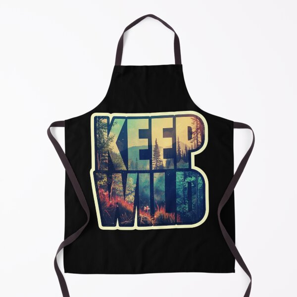 Item preview, Keep Wild - Double Exposure Forest Typography Art designed and sold by RDproject.