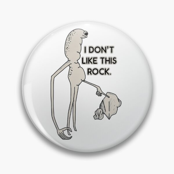 Item preview, I Don’t Like This Rock Meme designed and sold by lvlupthreads.