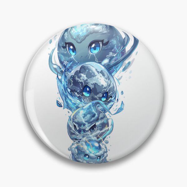 Item preview, Tiny Tempests of Monzora – Cute Elemental Storm Slime Creatures designed and sold by Monzora.