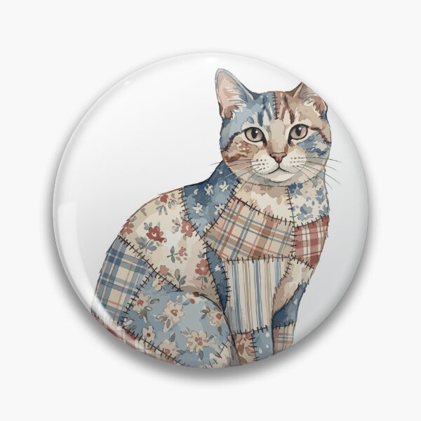 Item preview, Cute Manx Cat Patchwork designed and sold by bapupa.