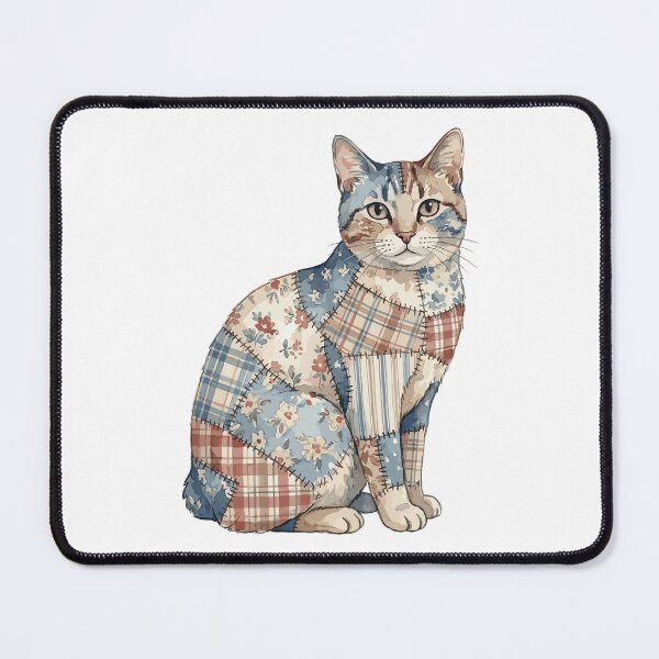 Item preview, Cute Manx Cat Patchwork designed and sold by bapupa.