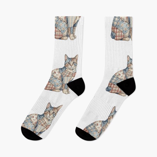 Item preview, Cute Manx Cat Patchwork designed and sold by bapupa.