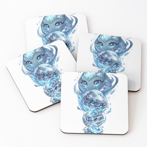 Item preview, Tiny Tempests of Monzora – Cute Elemental Storm Slime Creatures designed and sold by Monzora.