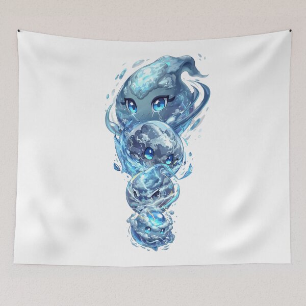 Item preview, Tiny Tempests of Monzora – Cute Elemental Storm Slime Creatures designed and sold by Monzora.