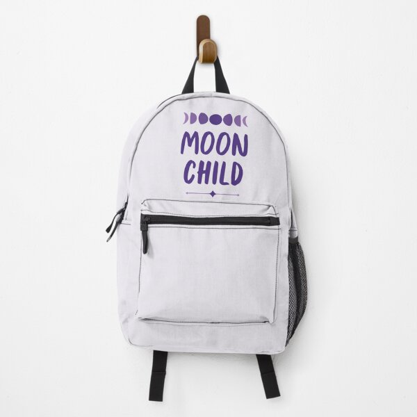 Item preview, Moon Child | purple moon phases illustration phrase designed and sold by MamSelle.