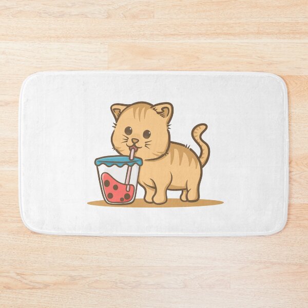 Item preview, Cat drink Bobba designed and sold by zerothreestd.