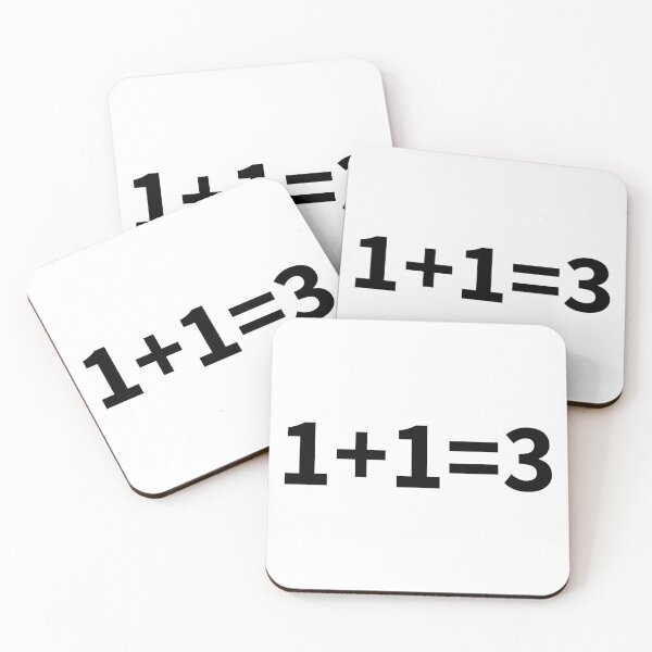 Item preview, 1+1=3 designed and sold by dimerchsitytwo.